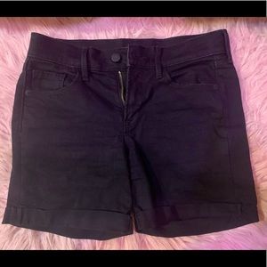 Black Jean Shorts
